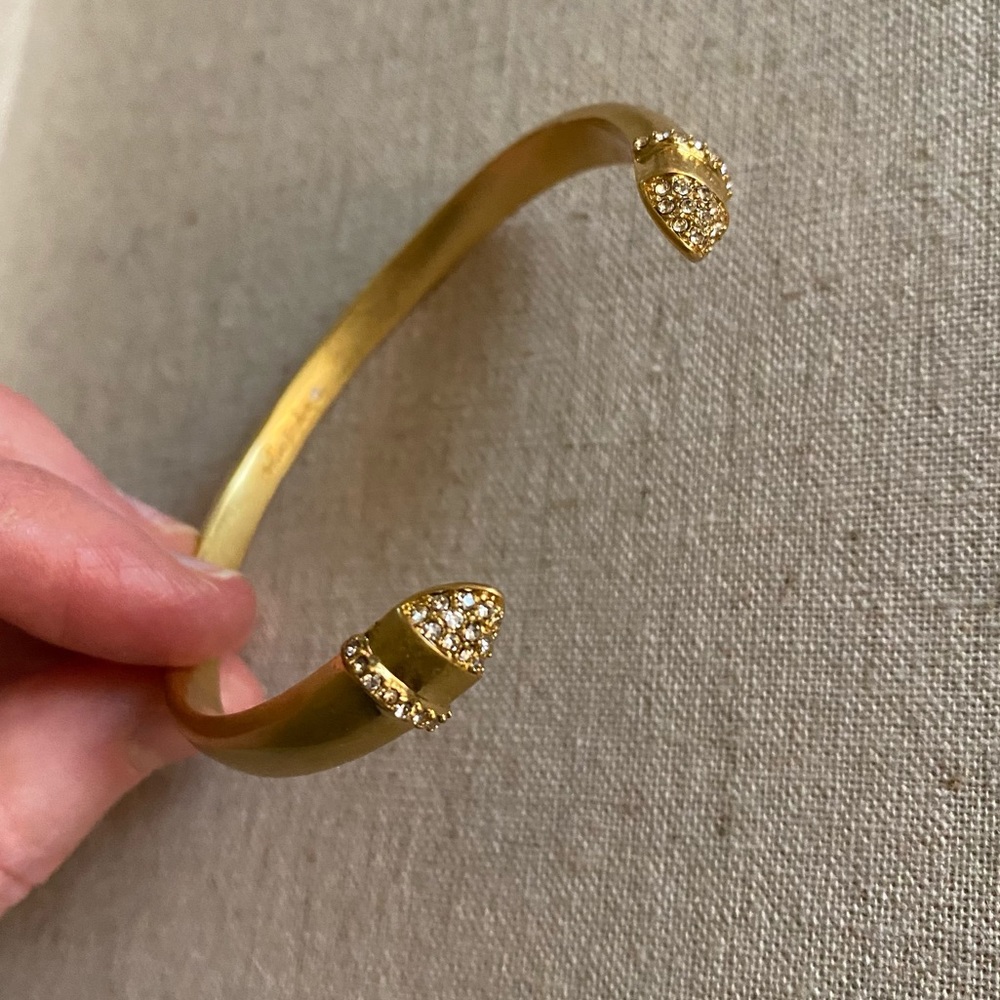NWT STELLA & DOT Gold Pavé Ansley Cuff ✨ - Picture 2 of 11